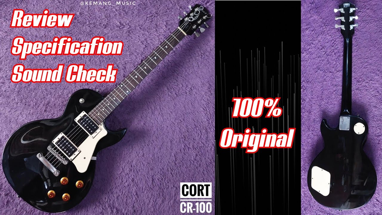 REVIEW gitar listrik 1 jutaan Cort CR100 Les paul gitar untuk pemula original