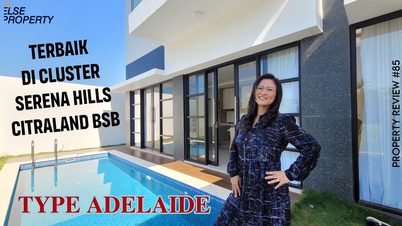 INI TYPE TERBAIK DI CLUSTER SERENA HILL CITRALAND BSB, ADA OPSI KOLAM RENANG DI SAMPING