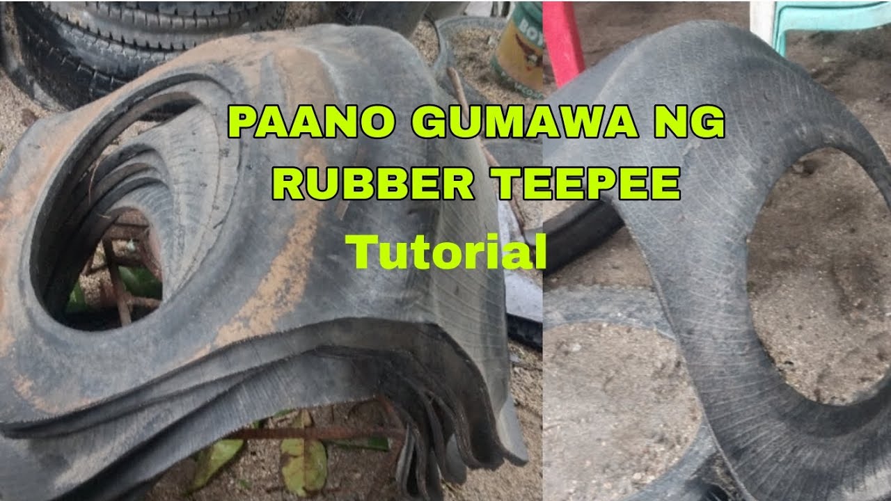 HOW TO MAKE RUBBER TEEPEE FROM OLD TIRE#creative #creativity #diy #initiatives