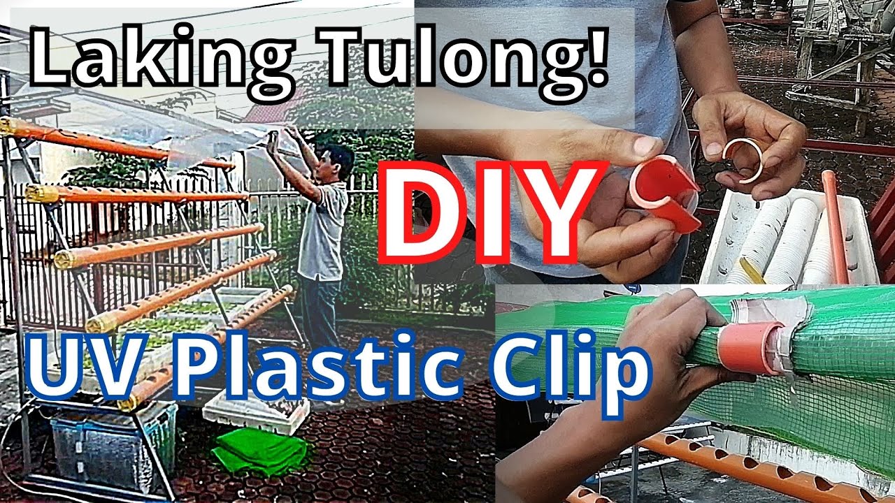 DIY UV Plastic Clip/Clamp for Hydroponics NFT/DFT System