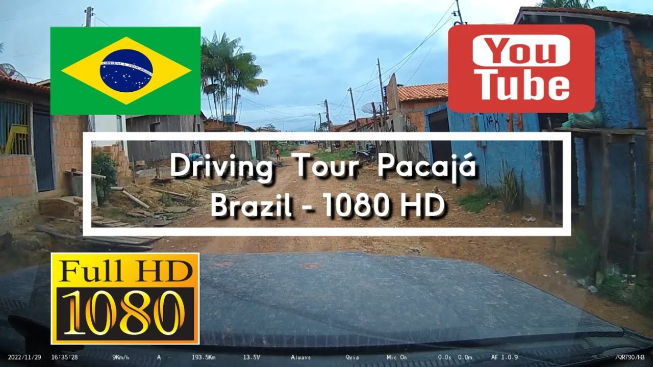 🇧🇷 Driving Tour Pacaj&aacute; - Brazil -1080HD