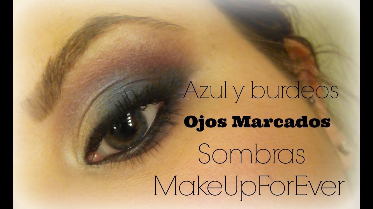 Makeupforever Eyeshadow. Blue&burgundy
