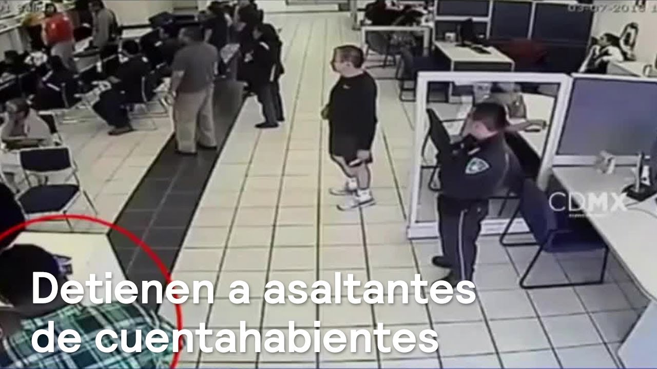 Policías detienen a asaltantes de cuentahabientes en la CDMX - Las Noticias con Danielle