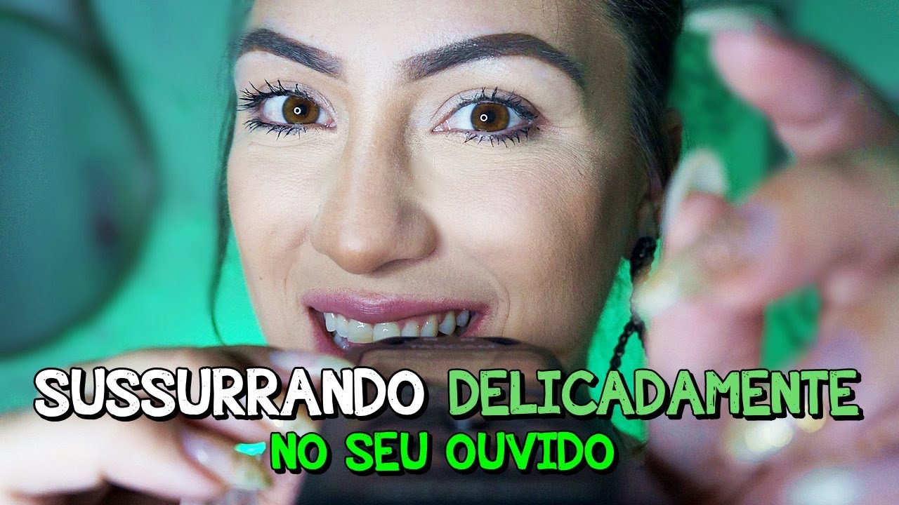 ASMR: SUSSURROS DELICADOS PERTINHO DO SEU OUVIDO! AJUDA PARA DORMIR.