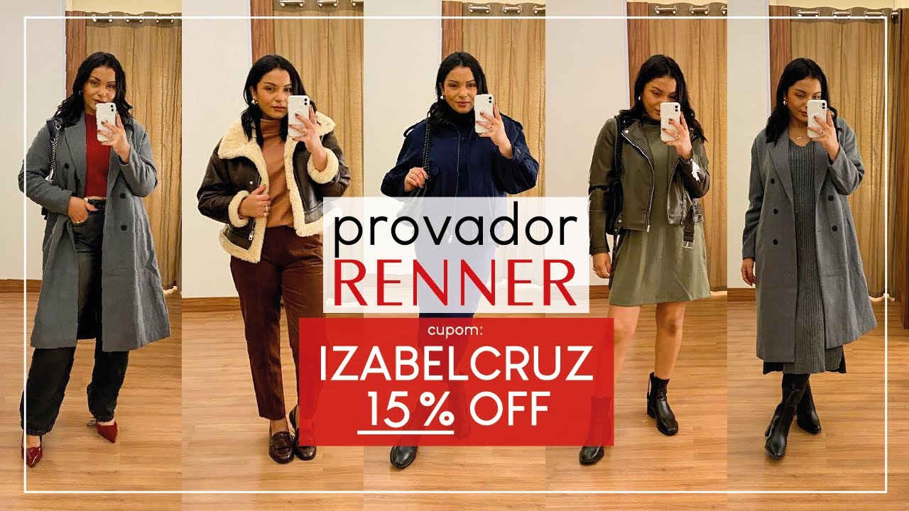 Provador Renner | Cupom de 15% Ativado