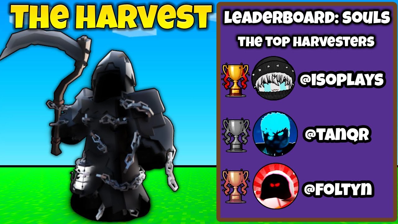 FASTEST Way to Get Souls in The Harvest Event 🎃(Roblox Bedwars)
