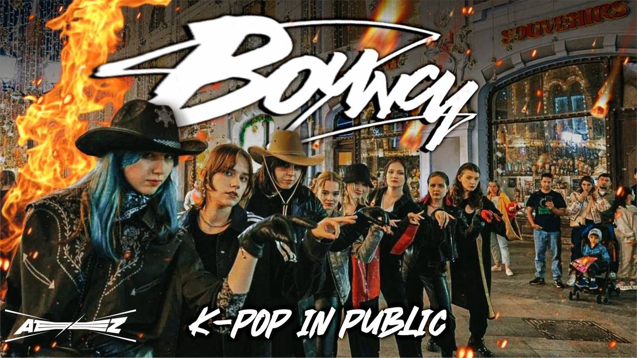 [KPOP IN PUBLIC|ONE TAKE] BOUNCY (K-HOT CHILLI PEPPERS) - ATEEZ (에이티즈) | Dance Cover by CxD team