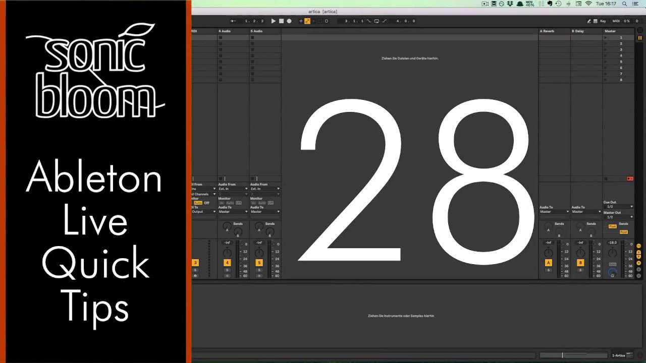 Ableton Live Quick Tips: Pfeiltasten zum Toggeln