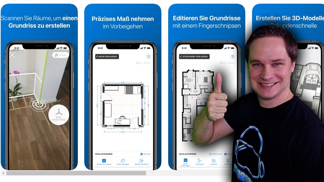 Grundrisse erstellen mit Augmented Reality, das klappt! - Magicplan AR