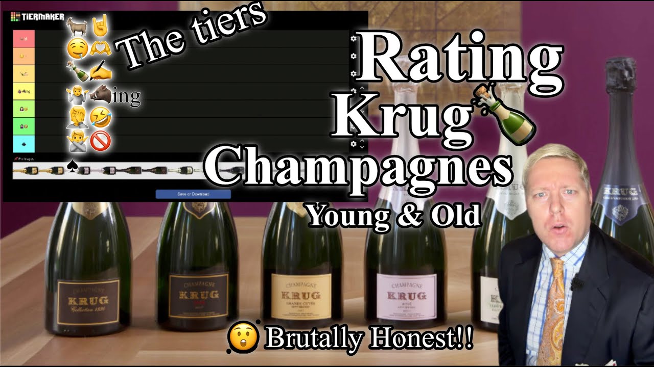 Expert Ranks Krug Champagnes Young & Old (Brutally Honest No BS)