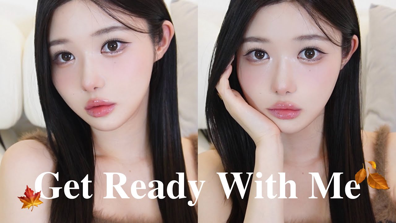GRWM🍁🌼|秋だ！デートメイクするからみんなも一緒に準備しよ〜