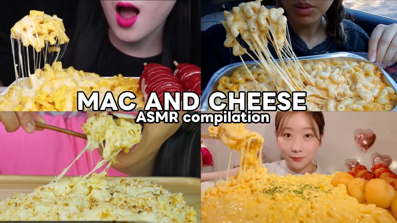 🧀MAC & CHEESE｜【ASMR】mukbang compilation