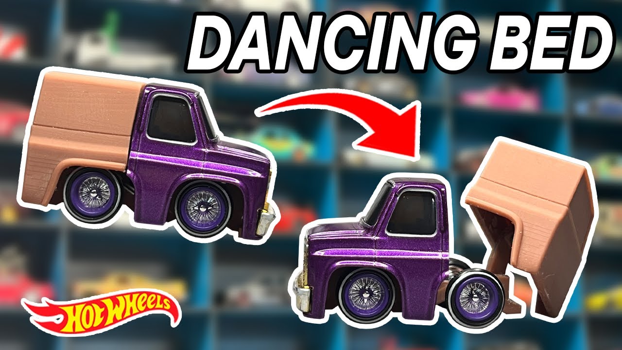 I MADE A DANCING BED FOR THE CARTUNED SILVERADO!