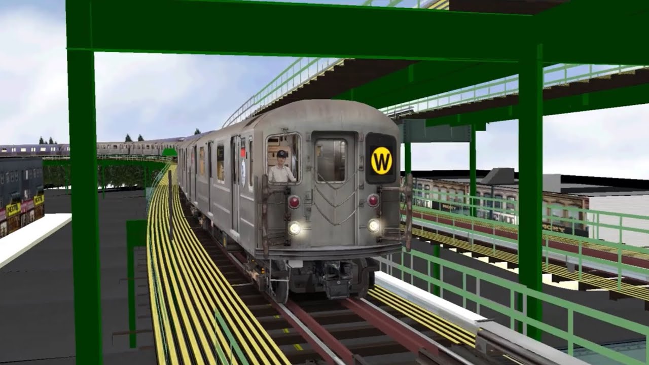 [OpenBVE] R62A Ⓦ ride from Astoria Blvd to Whitehall Street