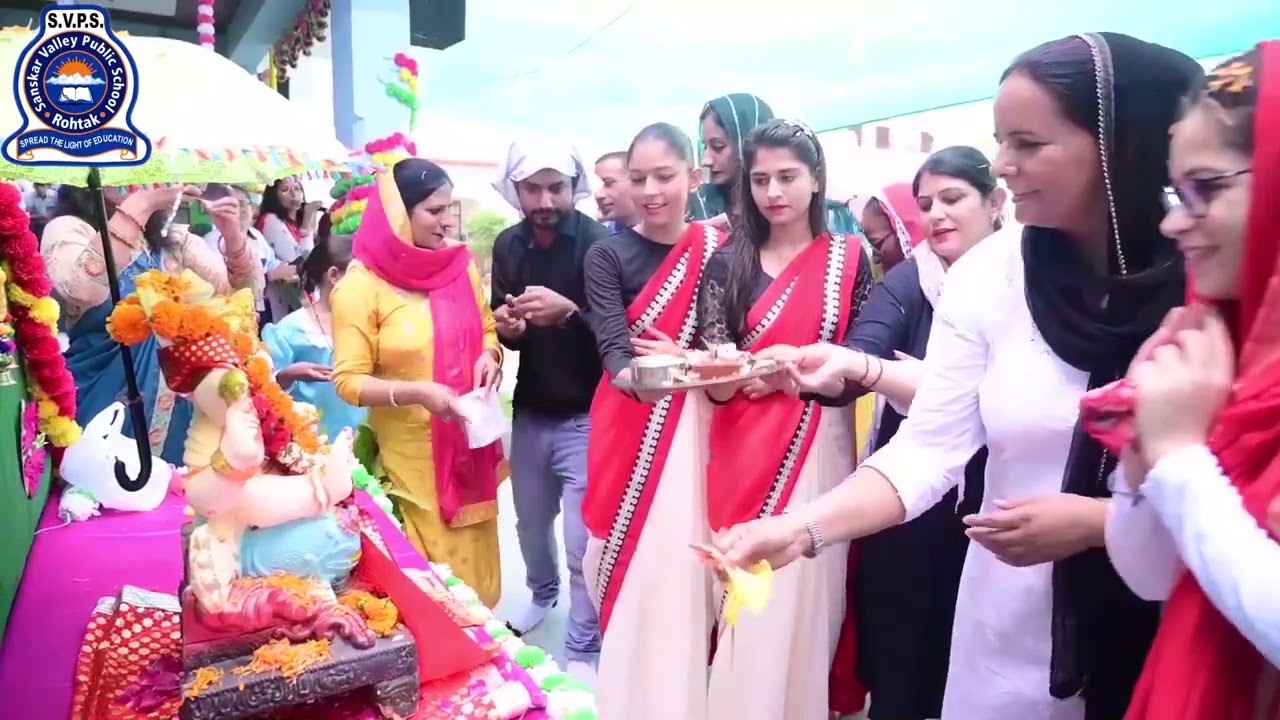 Ganesh Chaturthi & Teacher's Day Celebration || Sanskar Valley Public School, Patwapur Rohtak