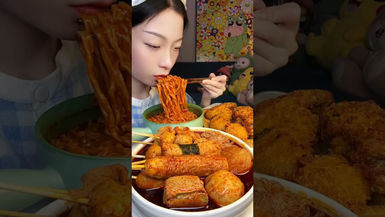 EATING RAISING CANES FRIED CHICKEN #asmr #food