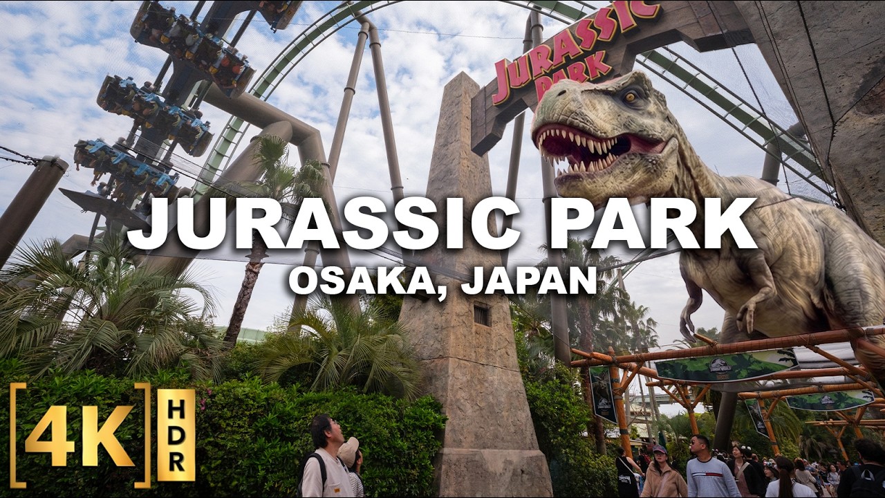 Everything JURASSIC PARK at Universal Studios Japan! | DINOSAUR SHOWS, POV Rides, and More! | Osaka