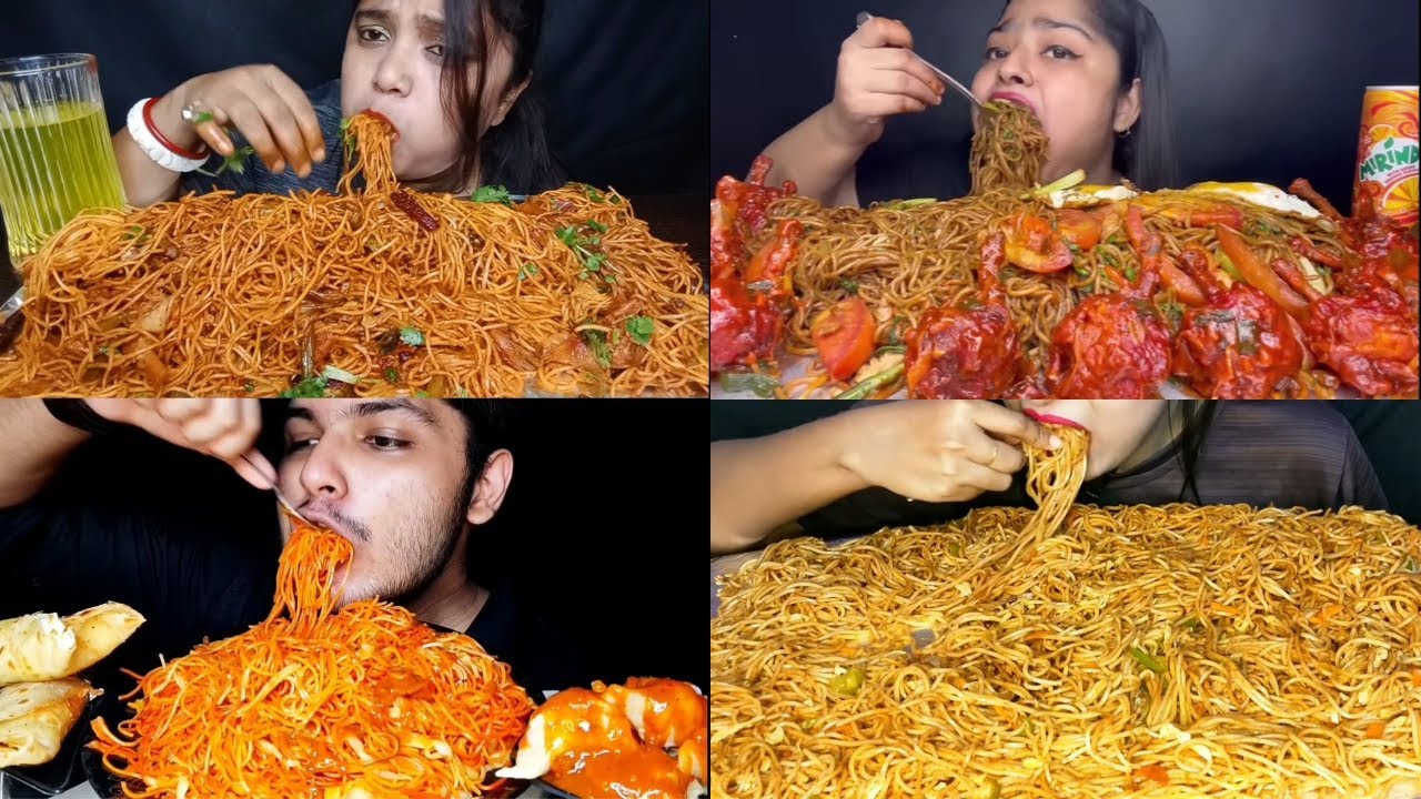 Eating Chowmein ( Stir fried noodles) in 2x speed 🍝#2xspeed @2xspeedlovers