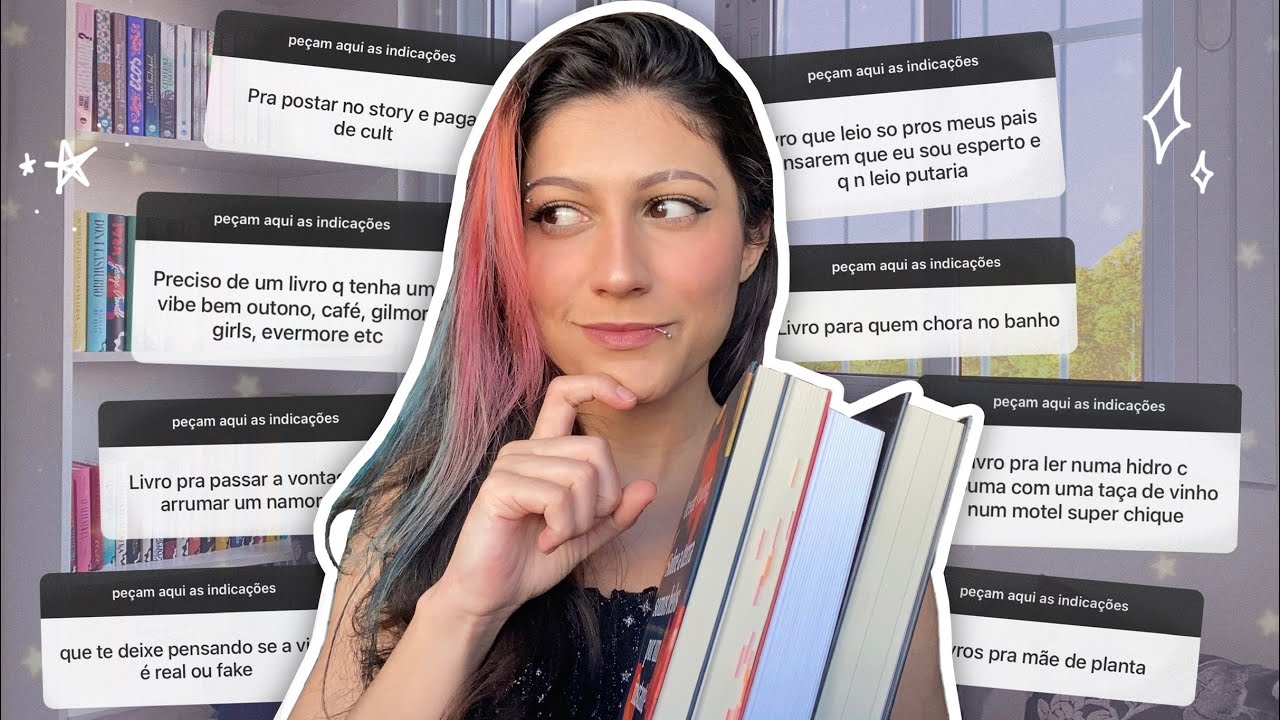 indicações de livros MUITO ✨específicas✨