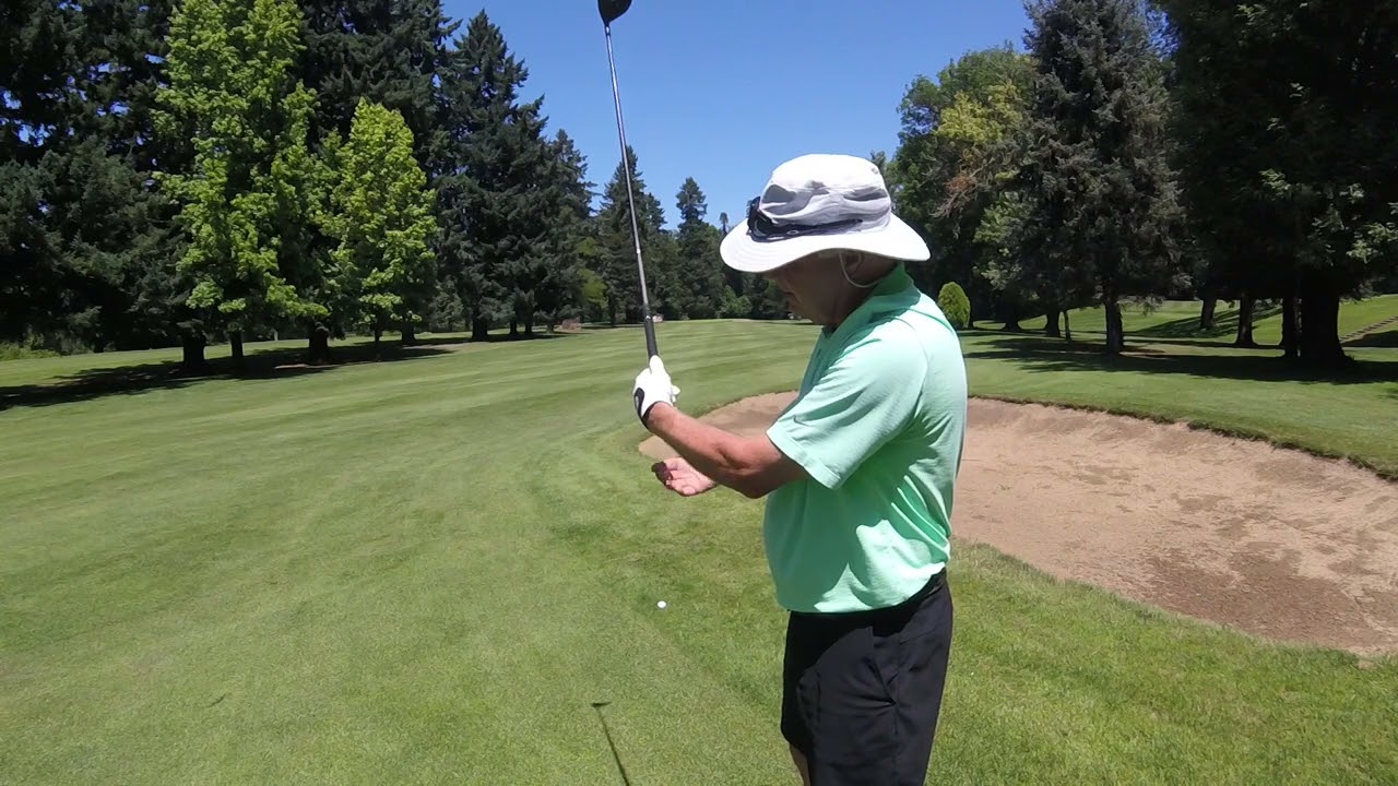 7 Wood option - turn wrist down for distance