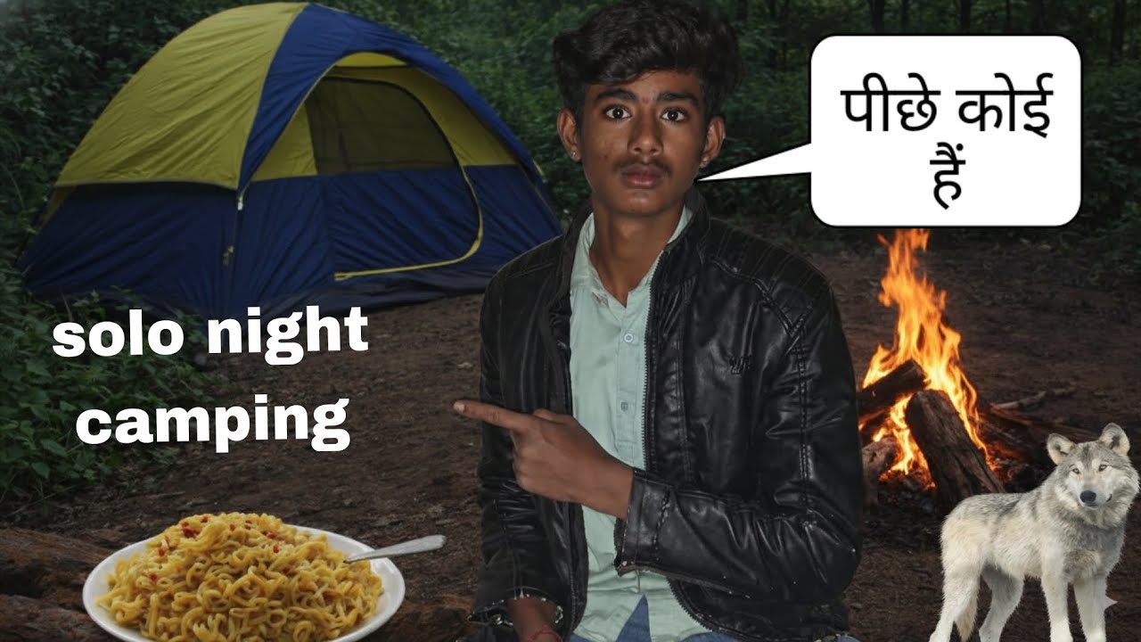 Alone in rajsthan Desert | solo Night camping Experience !! Rajsthan video ||