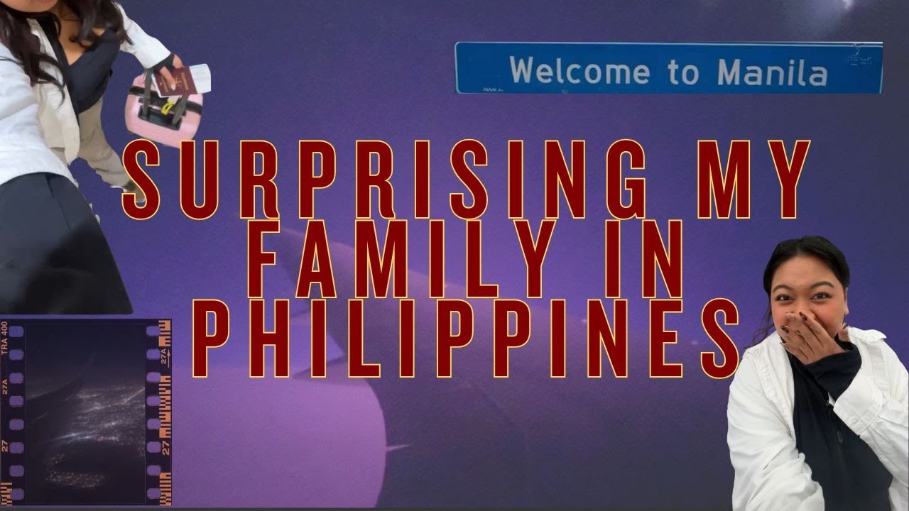 Surprising My Family After 3 Years Apart 🇵🇭 | Flying Home from Canada