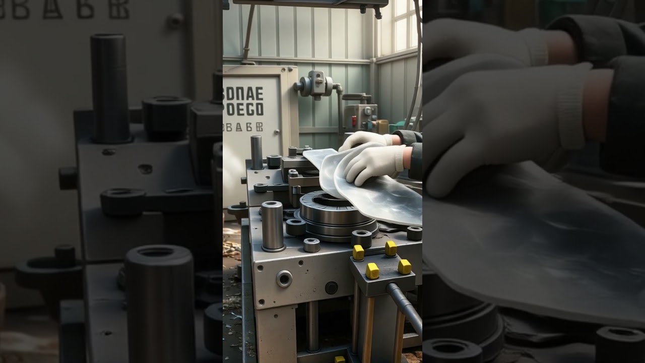 Animation of the production process of fiberglass radome#shorts