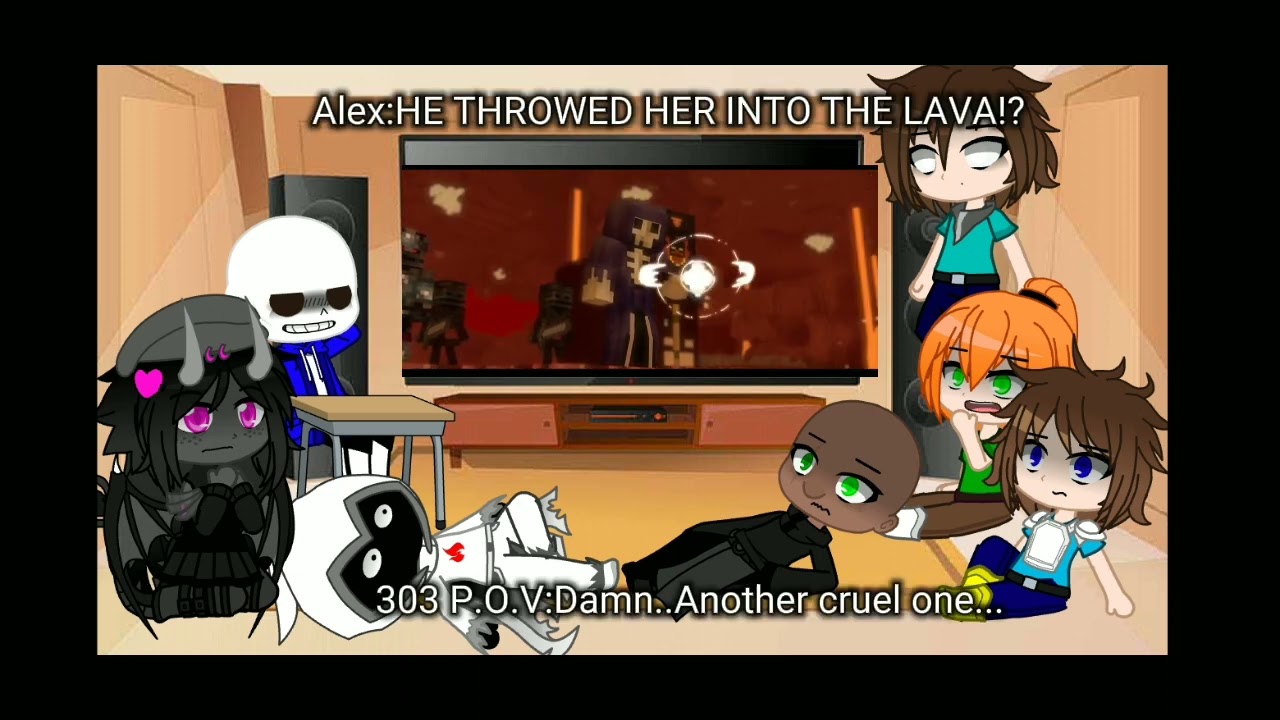 Minecraft(+ Sans) reacts to 