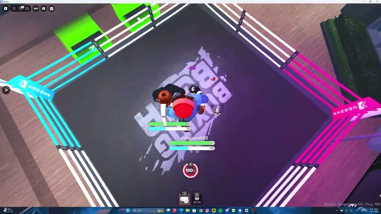 Boxing Beta｜Singapore Player Fight (190ping)