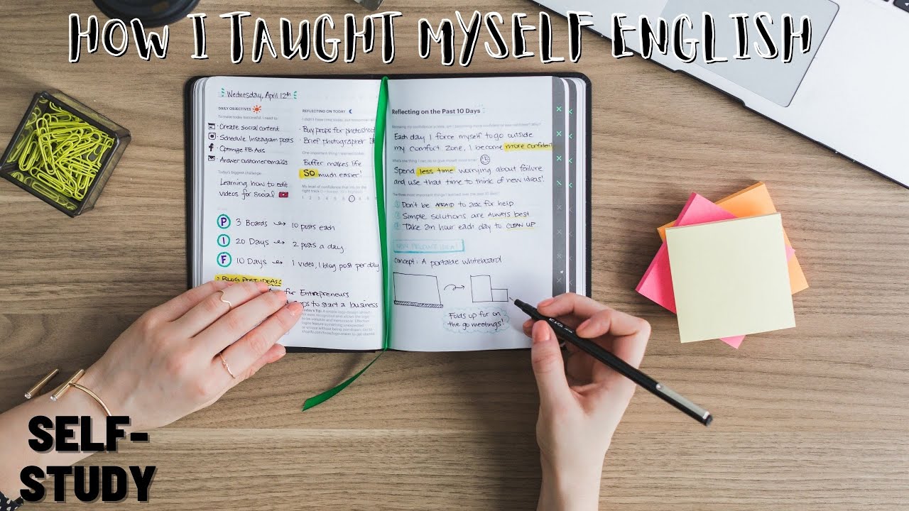 How I taught myself English | SELF STUDY