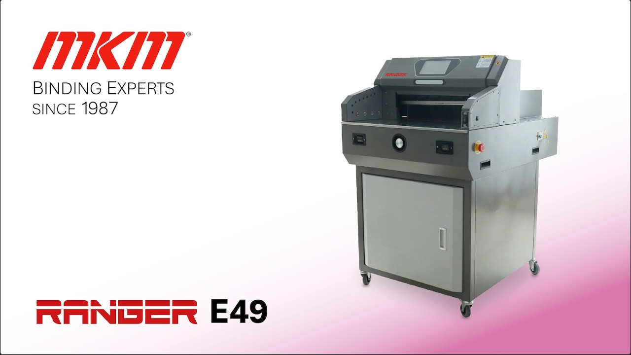 RANGER E49 — Guillotina eléctrica compacta y robusta