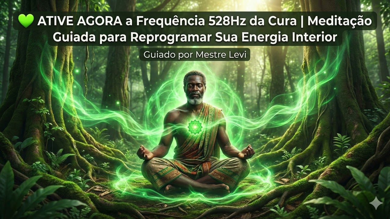 💚 Ative a Frequência 528Hz da Cura Interior | Meditação Guiada para Harmonia e Renovação Profunda