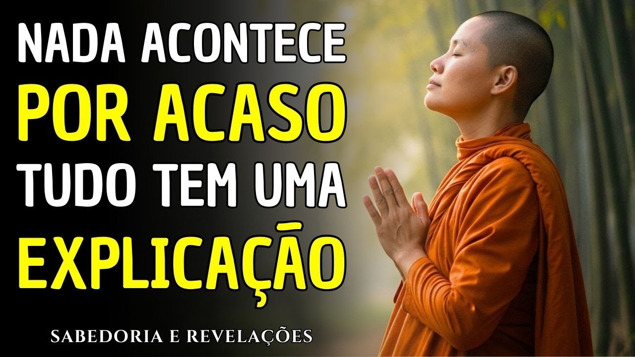 NADA ACONTECE POR ACASO, TUDO TEM UMA EXPLICAÇÃO | Sabedoria Budista Para Aceitar a Vida em Paz