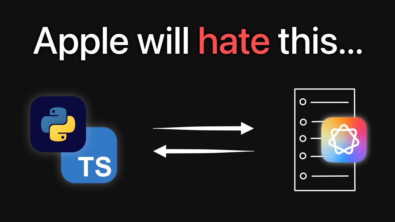 Я разработал API для Apple Intelligence.