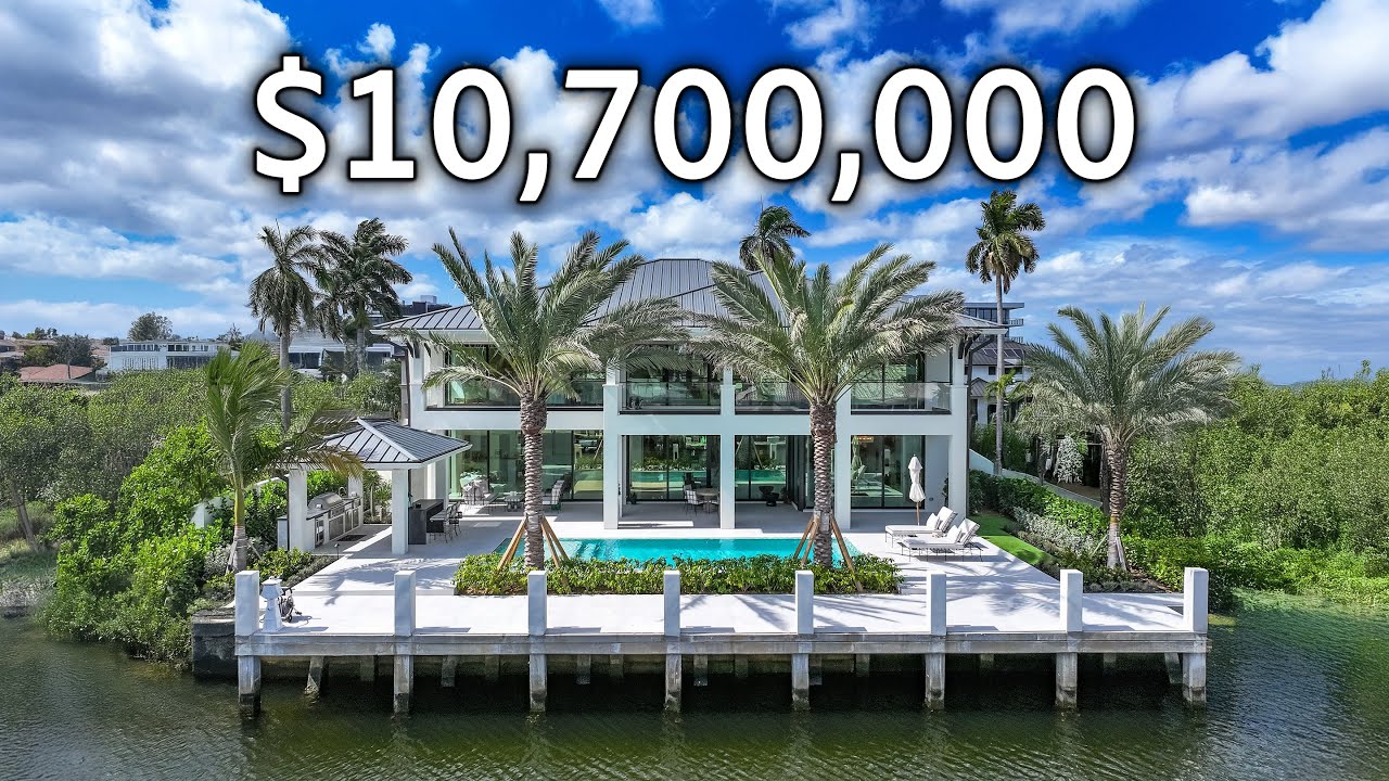 INSIDE a $10,700,000 FORT LAUDERDALE Waterfront Home with DIRECT Ocean Access