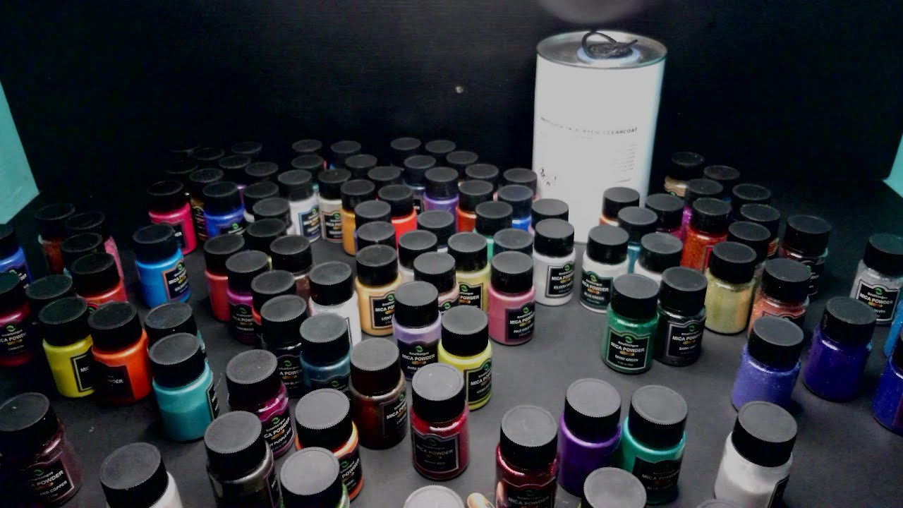 MICA POWDERS ADDED TO CLEAR COAT