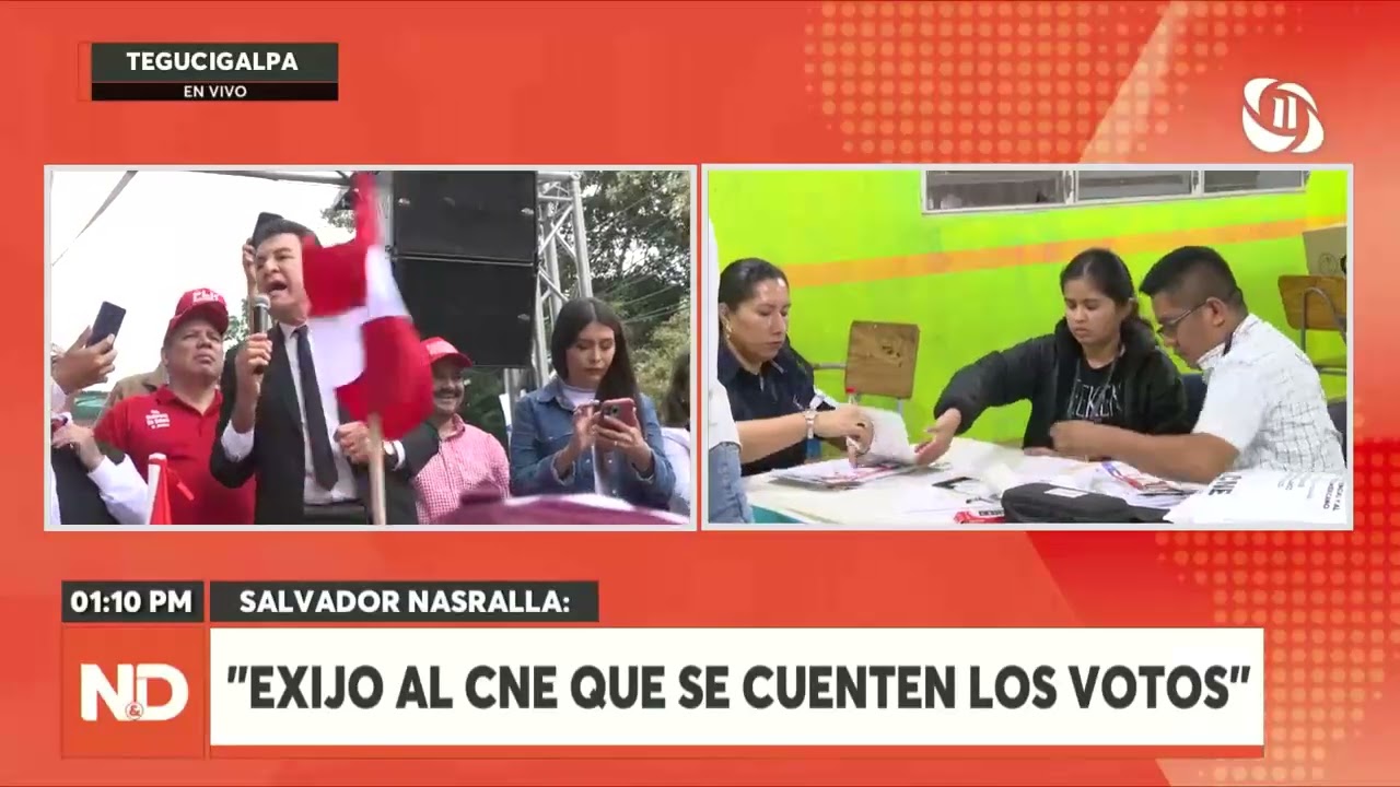 Salvador Nasralla exige que las 691 actas sean contadas y de no hacerlo no aceptar&aacute; la derrota
