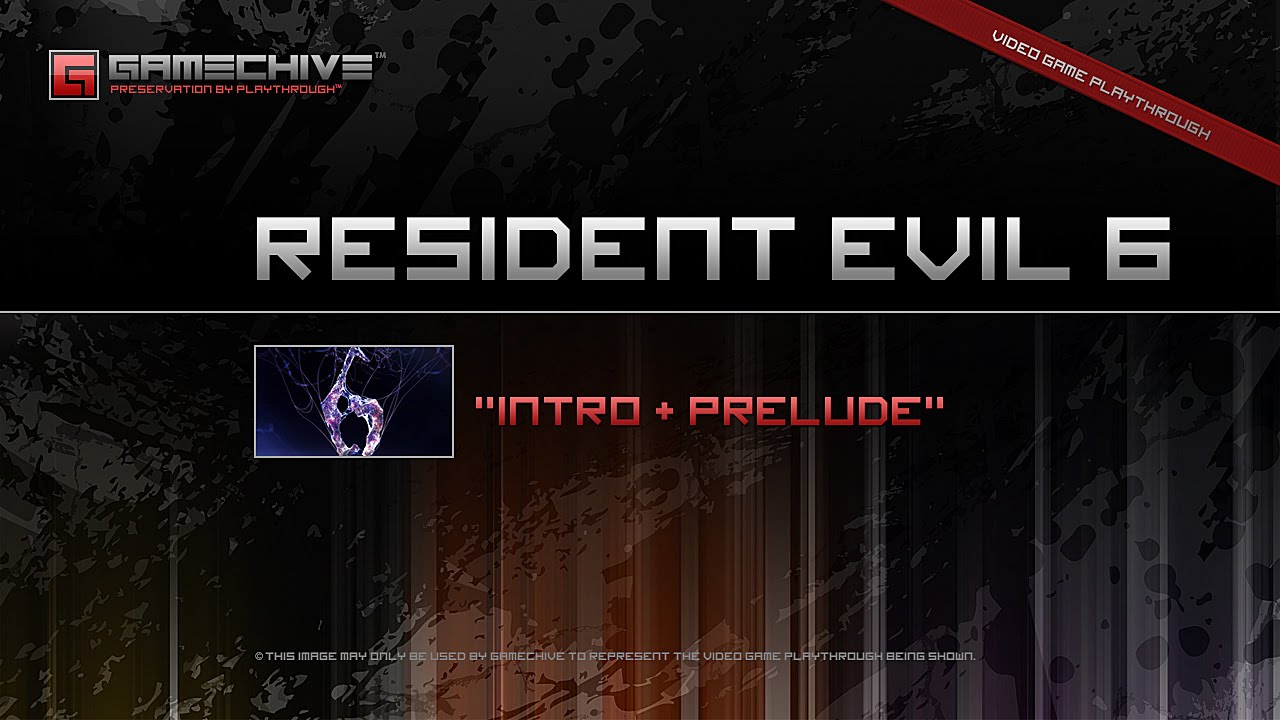 Resident Evil 6 (PS3) Gamechive (Intro & Prelude)