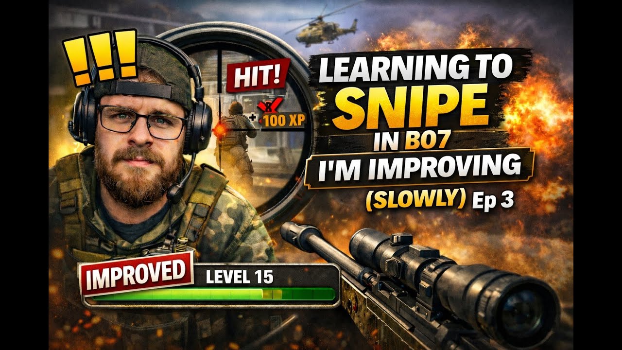 Learning to Snipe in BO7 | I’m Improving (Slowly) — Ep 3