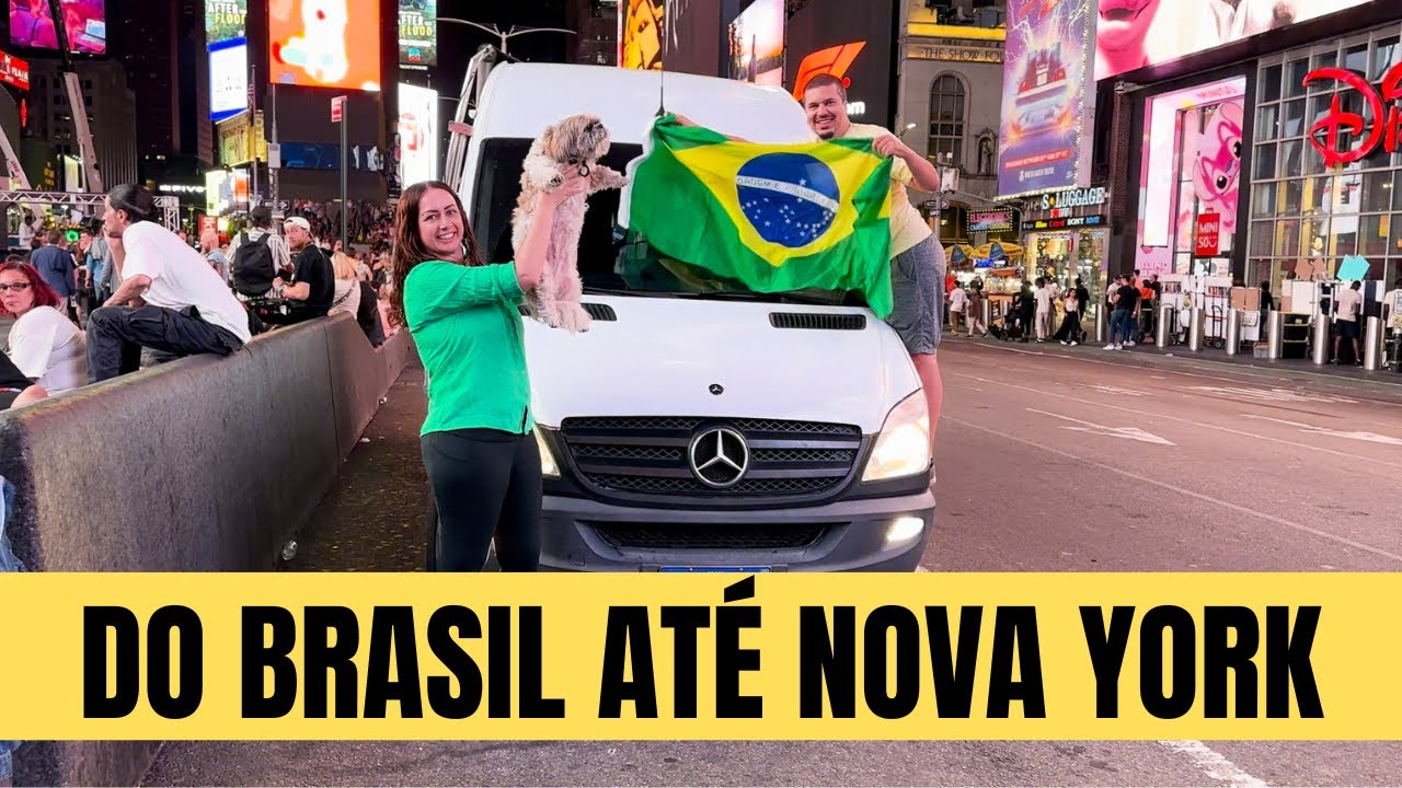 BRASILEIROS CHEGAM EM NOVA YORK DIRIGINDO - EP 34 - 3ª TEMP