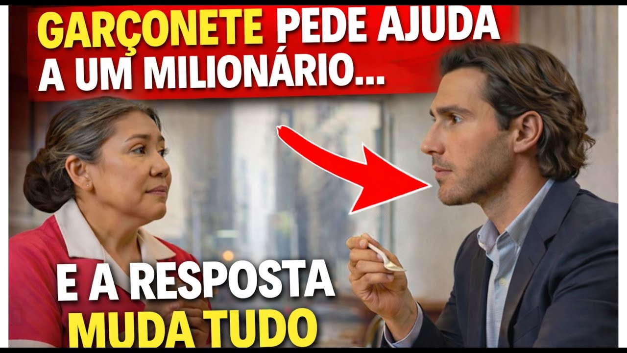 GARÇONETE PEDE AJUDA A UM MILIONÁRIO…E A RESPOSTA MUDA TUDO