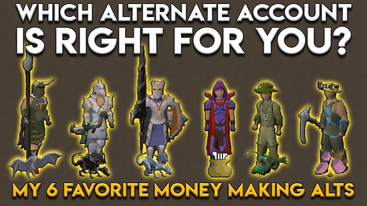 Which Alt Account is Right For You? These are my 6 favorite alt builds!