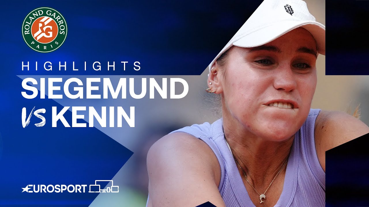 GOOD EXECUTION 👏 | Laura Siegemund vs Sofia Kenin | Round 1 | French Open 2024 Highlights 🇫🇷