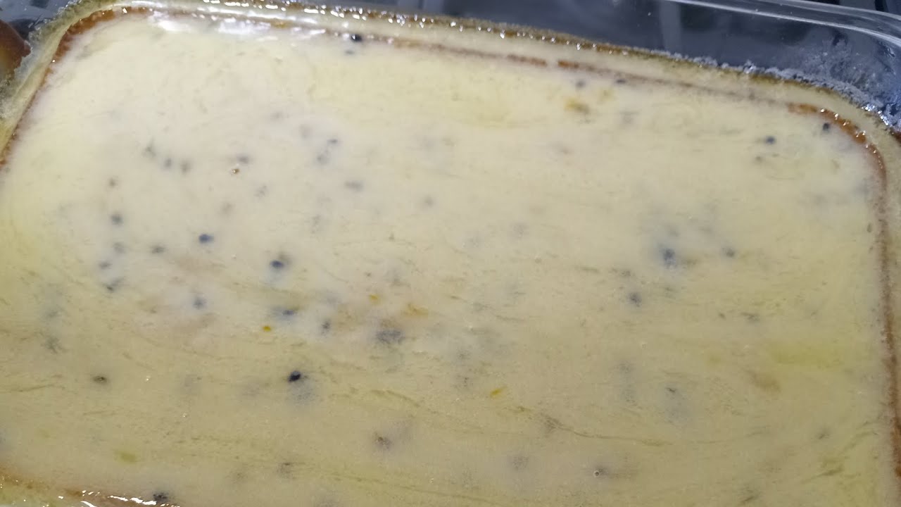 You NEED to TRY this recipe! #pudding #bakedpudding #passionfruit #dessert #malvapudding