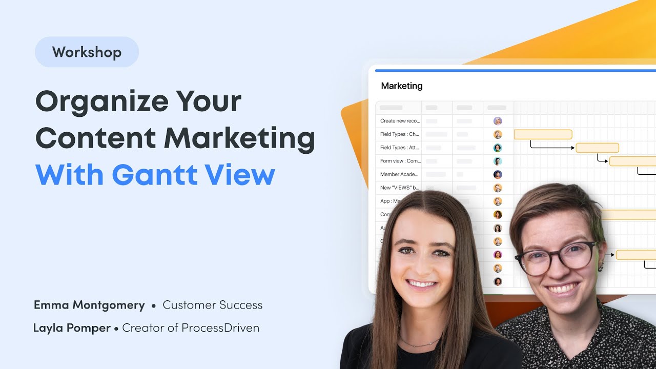Organize Your Content Marketing with Gantt View