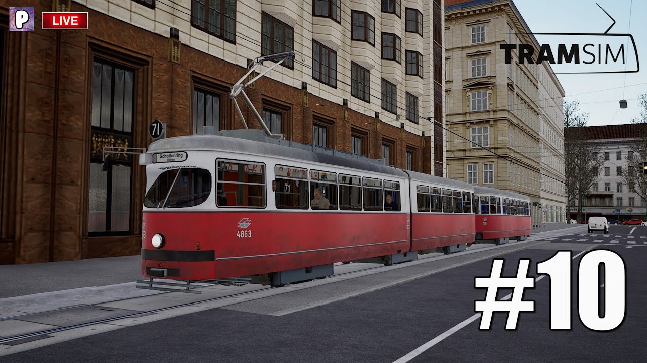 ZAPIS | TramSim Vienna | #10 | Tramwajem po Wiedniu na linii 71