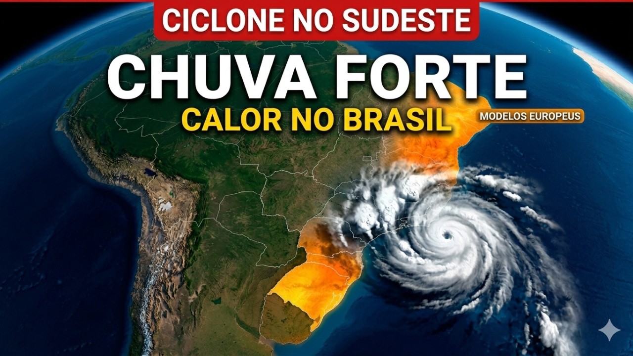 ALERTA NO SUDESTE: ciclone aumenta os acumulados de chuva neste sábado