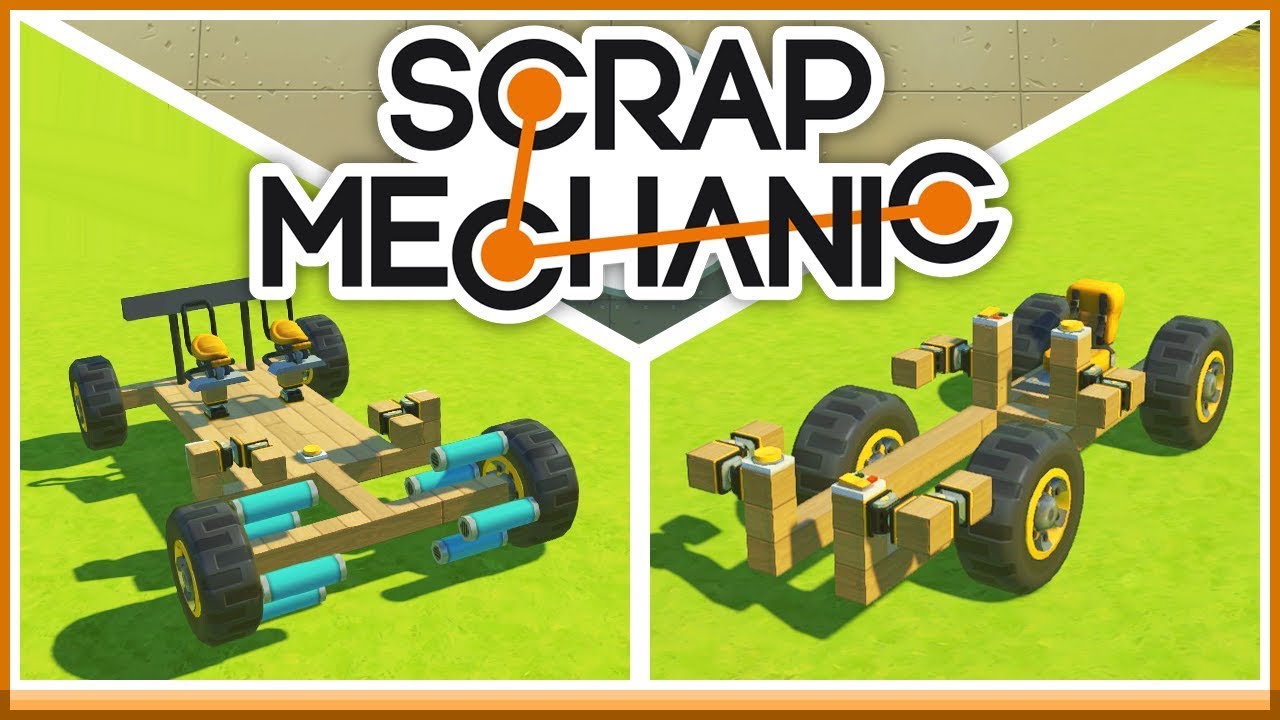 BIL UTAN MOTOR! - Scrap Mechanic Tävling med Toffe!