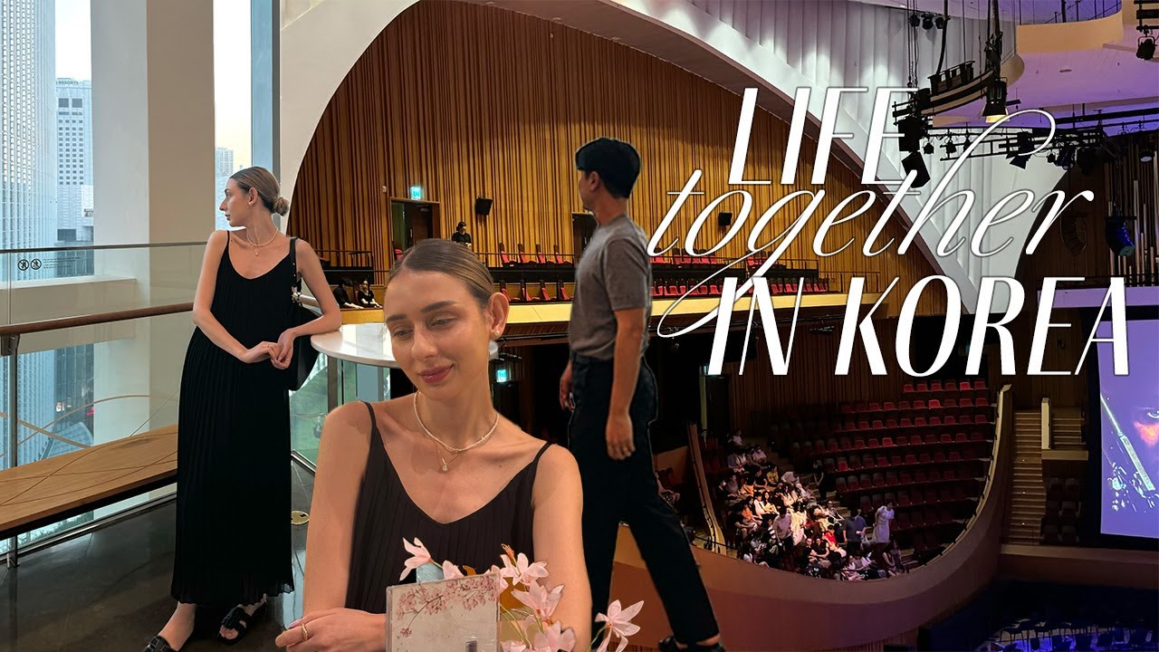 life together in Korea - VLOG - POTC concert, watching olympics, street food, new read