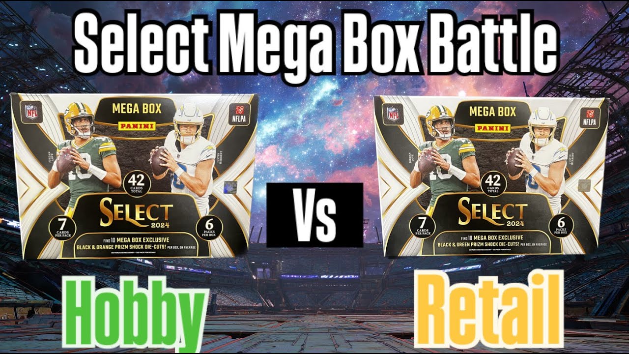 2024 Select Football Mega Box! Обзор игры «Хобби против розничной торговли». Где хиты?!?!